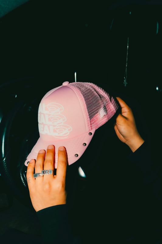 Trucker Hat "Gracia Divina" Rosado Claro