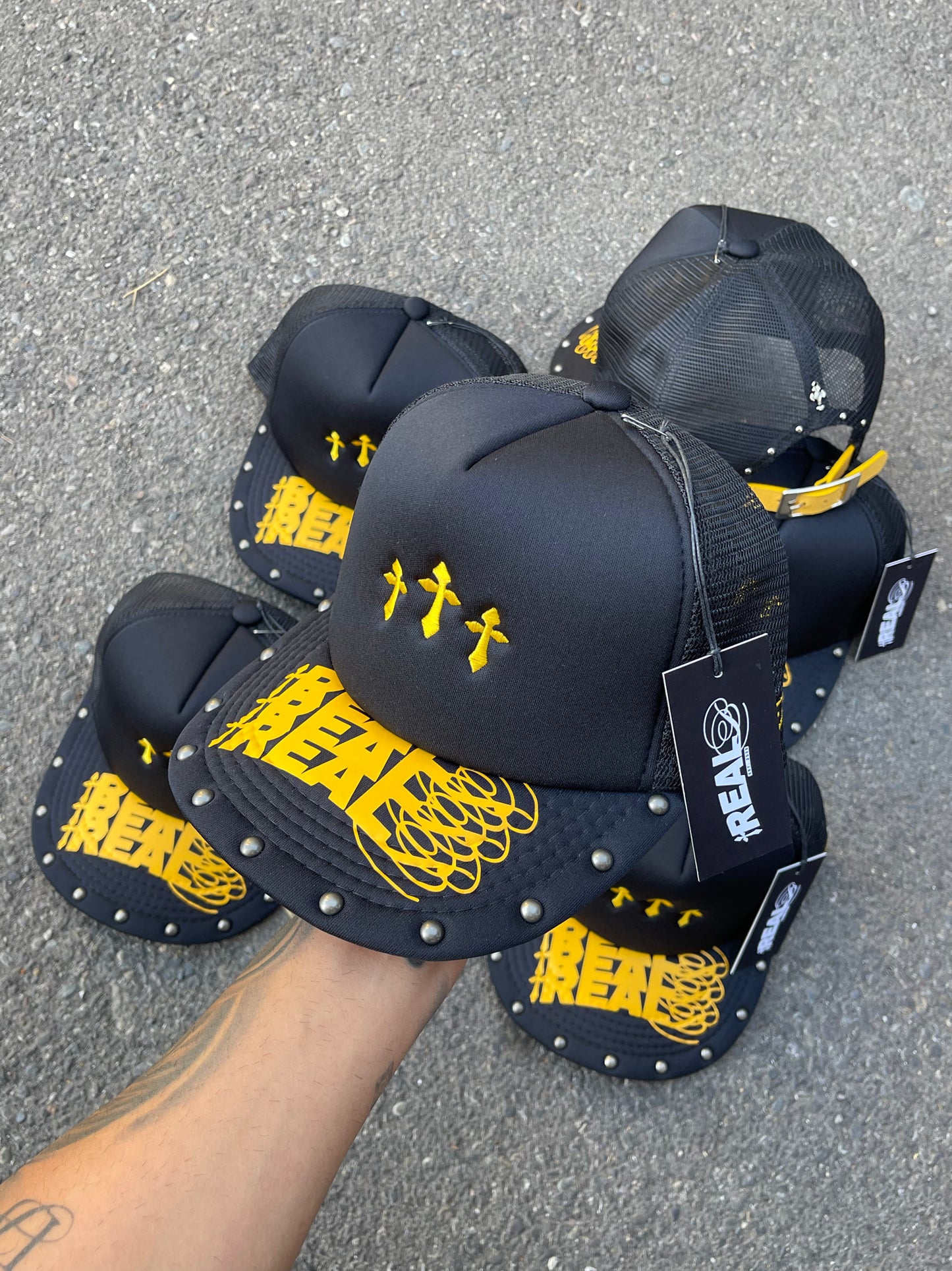 Trucker Hat "Prince Of Pace" Yellow