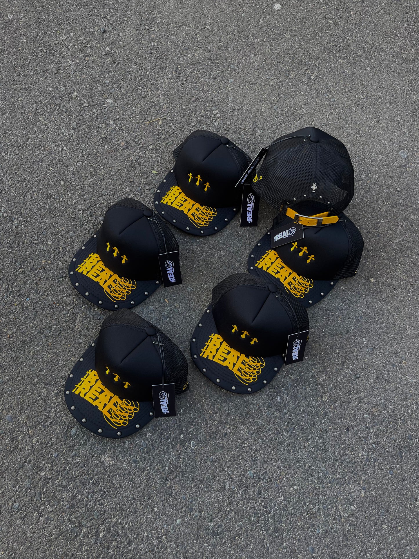 Trucker Hat "Prince Of Pace" Yellow