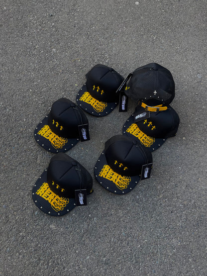 Trucker Hat "Prince Of Pace" Yellow