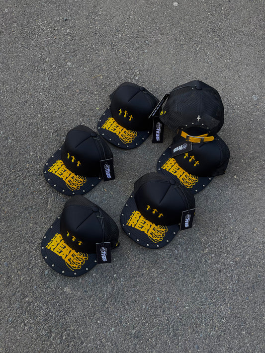 Trucker Hat "Prince Of Pace" Yellow